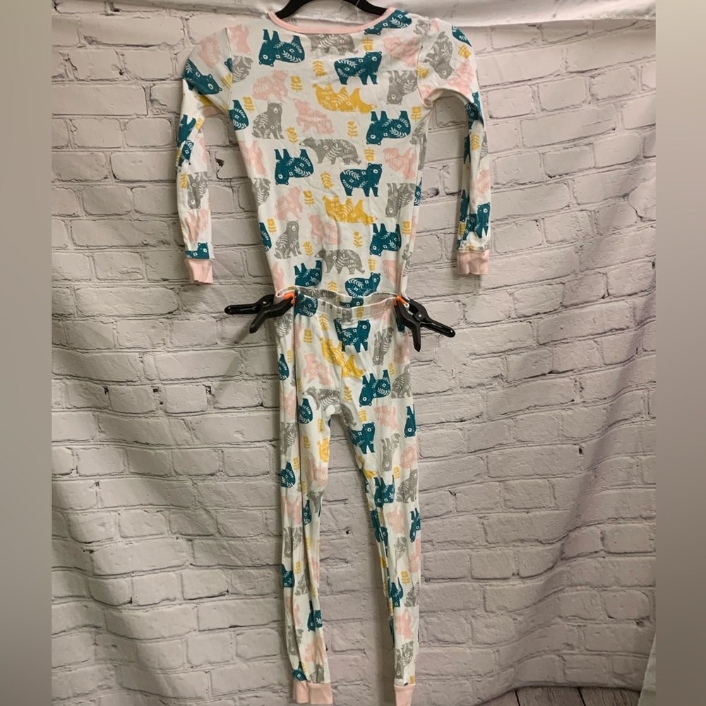 5/$20 Kids Girls Carters Two Piece Bears Pajama Set Size 8